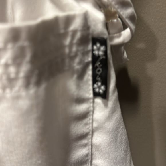 Koi Faux Wrap Scrub Top medium - Picture 2 of 6